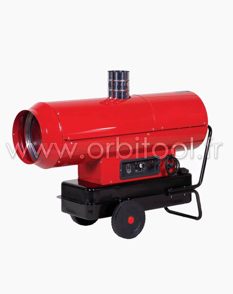 chauffage fuel Chauffage de chantier fuel à air pulsé mobile – Image 1