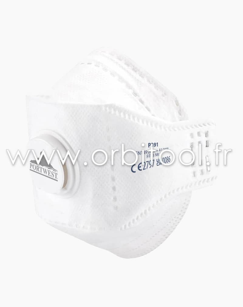 masque Masque EAGLE pliable FFP3 Dolomite avec valve (Pk10) – Image 1